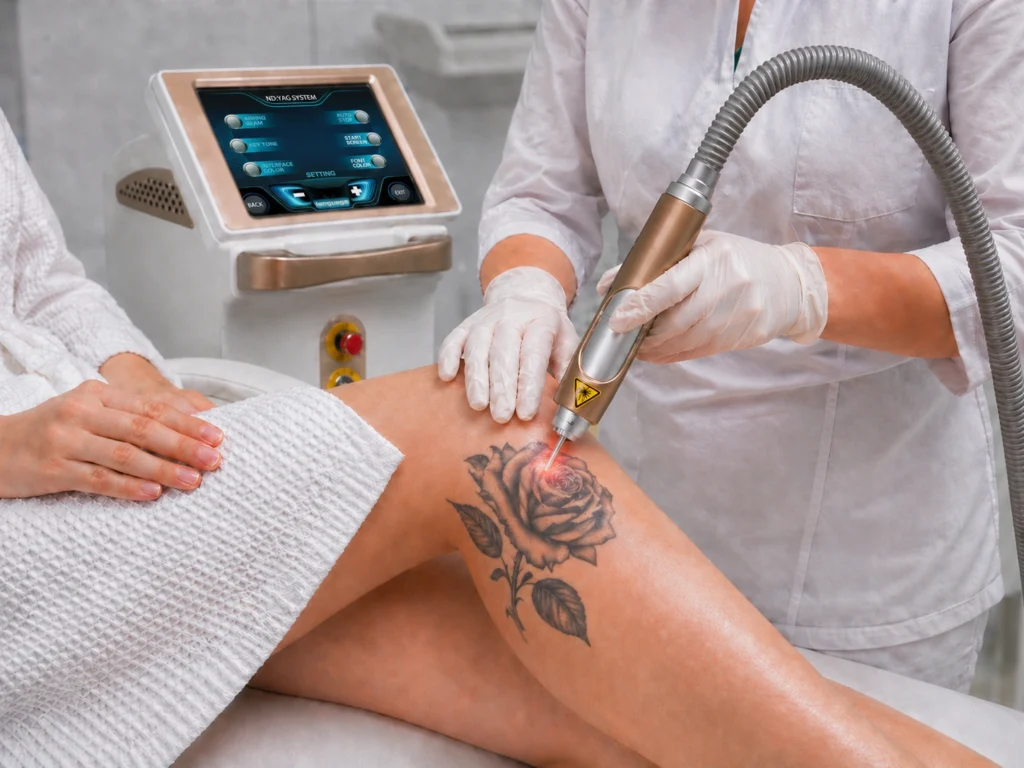 15Hz Nd:YAG Laser Machine 15Hz Nd YAG laser with stable energy output for professional tattoo removal treatment