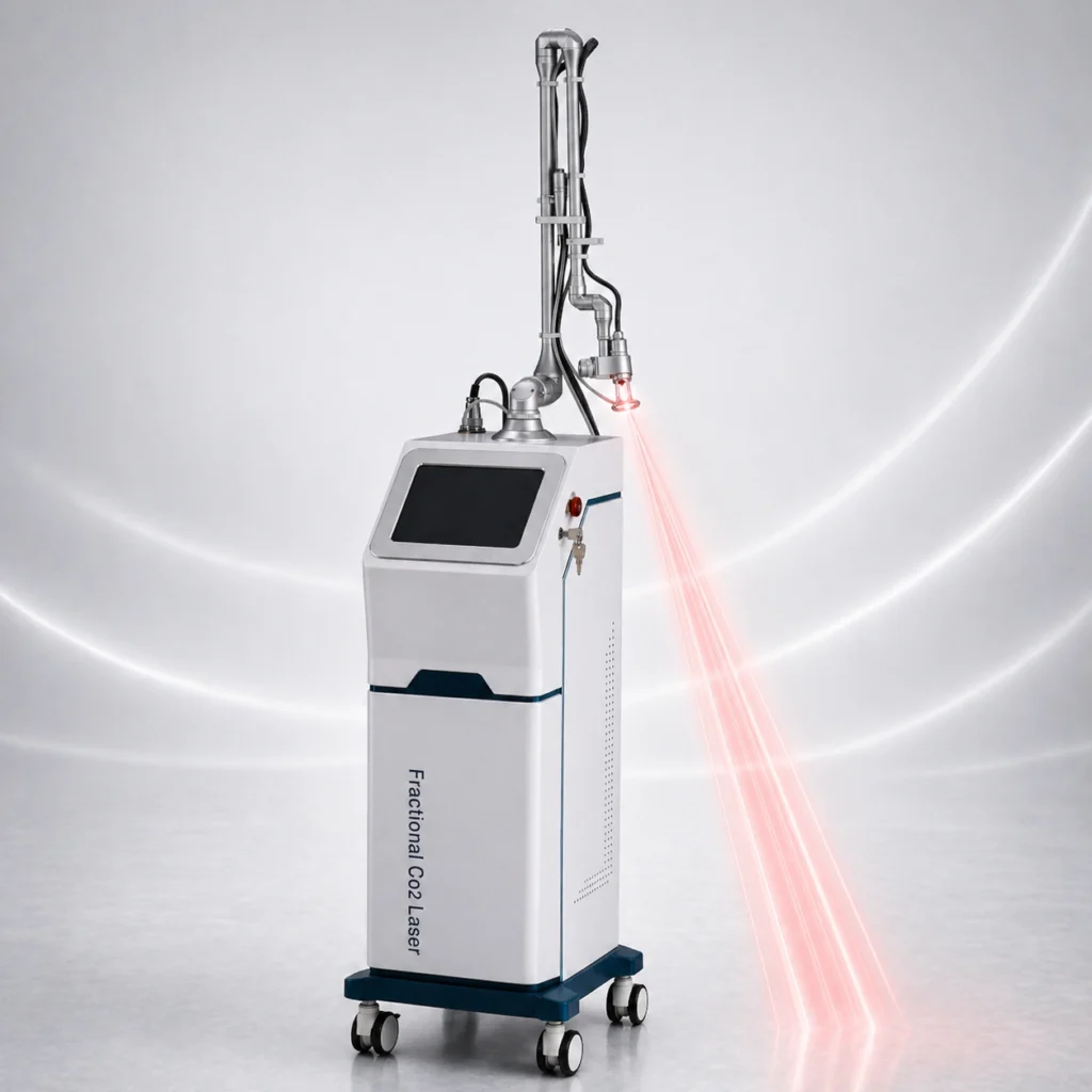 40W Vertical Fractional CO2 Laser Machine 40W fractional CO2 laser machine with RF metal tube for stable energy output and reliable clinical performance