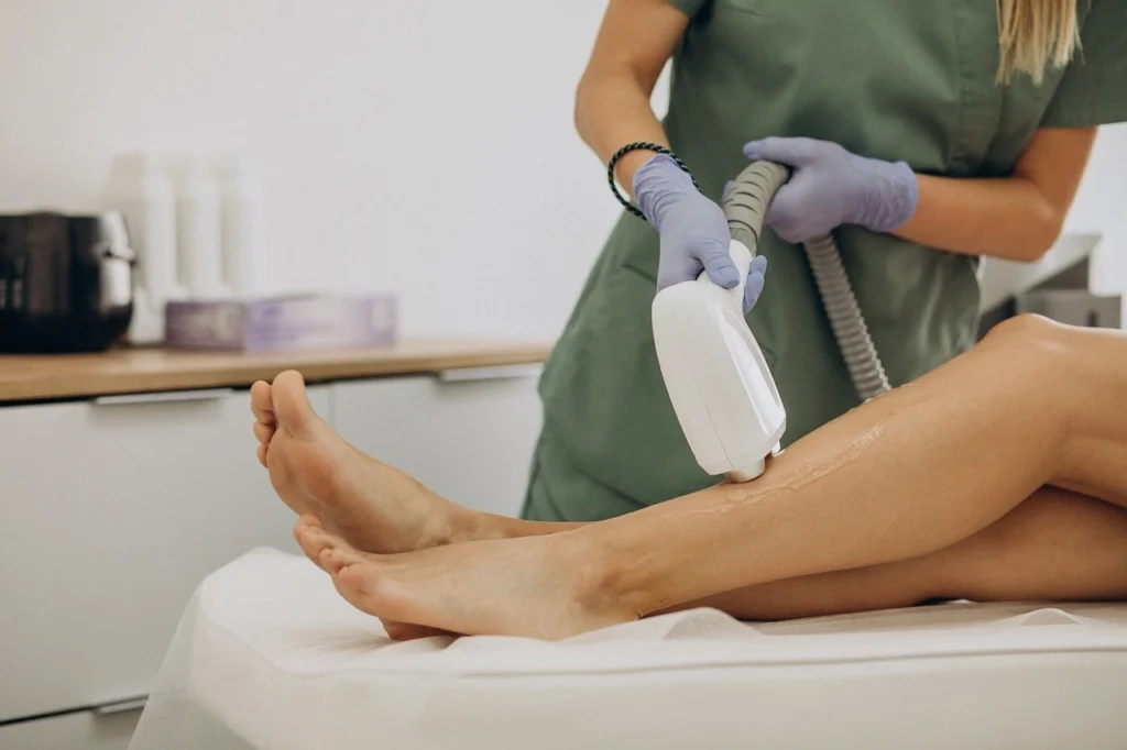 808nm diode laser hair removal treatment for large body areas such as legs and arms