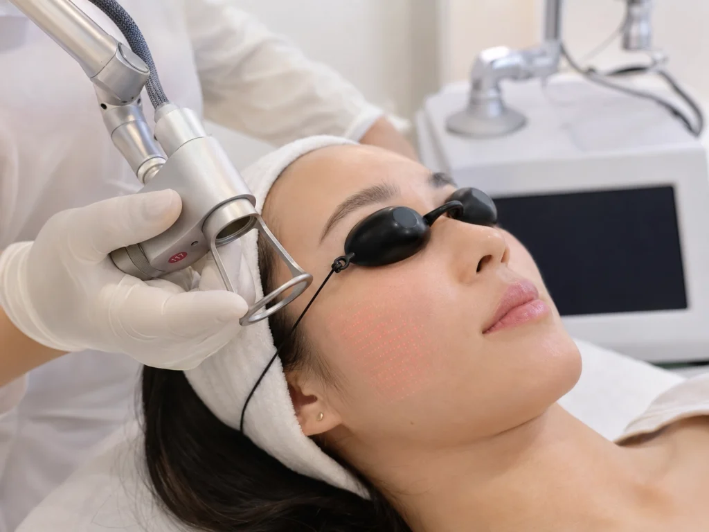 30W Desktop Fractional CO2 Laser Machine Desktop CO2 laser machine used for fractional skin resurfacing and professional multi-function treatment