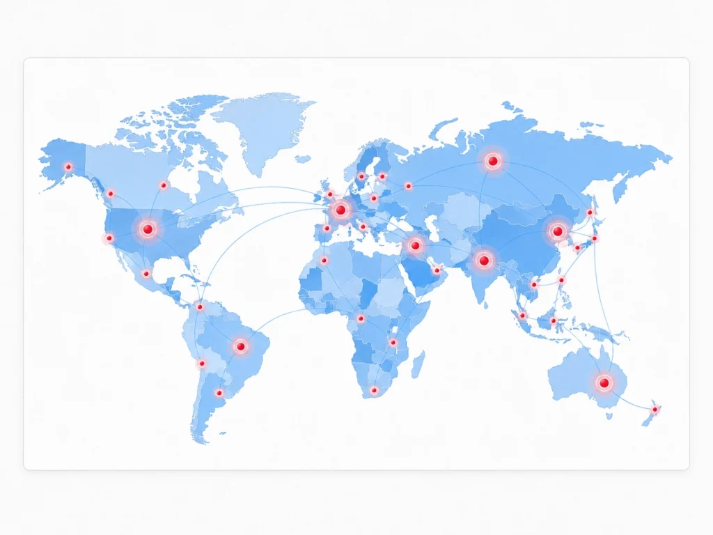 IRIS global market map for aesthetic equipment export and international cooperation