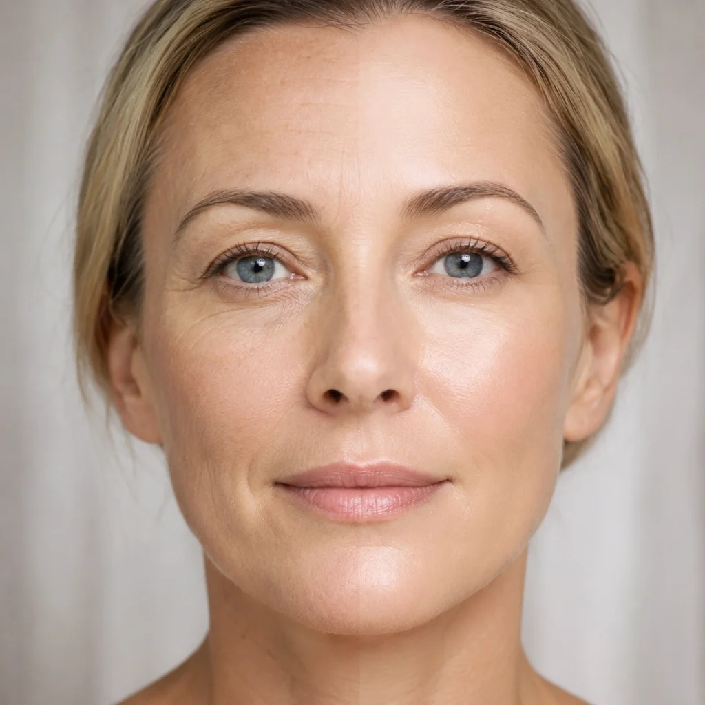 RF skin tightening treatment for facial lifting wrinkle care and firmer-looking skin