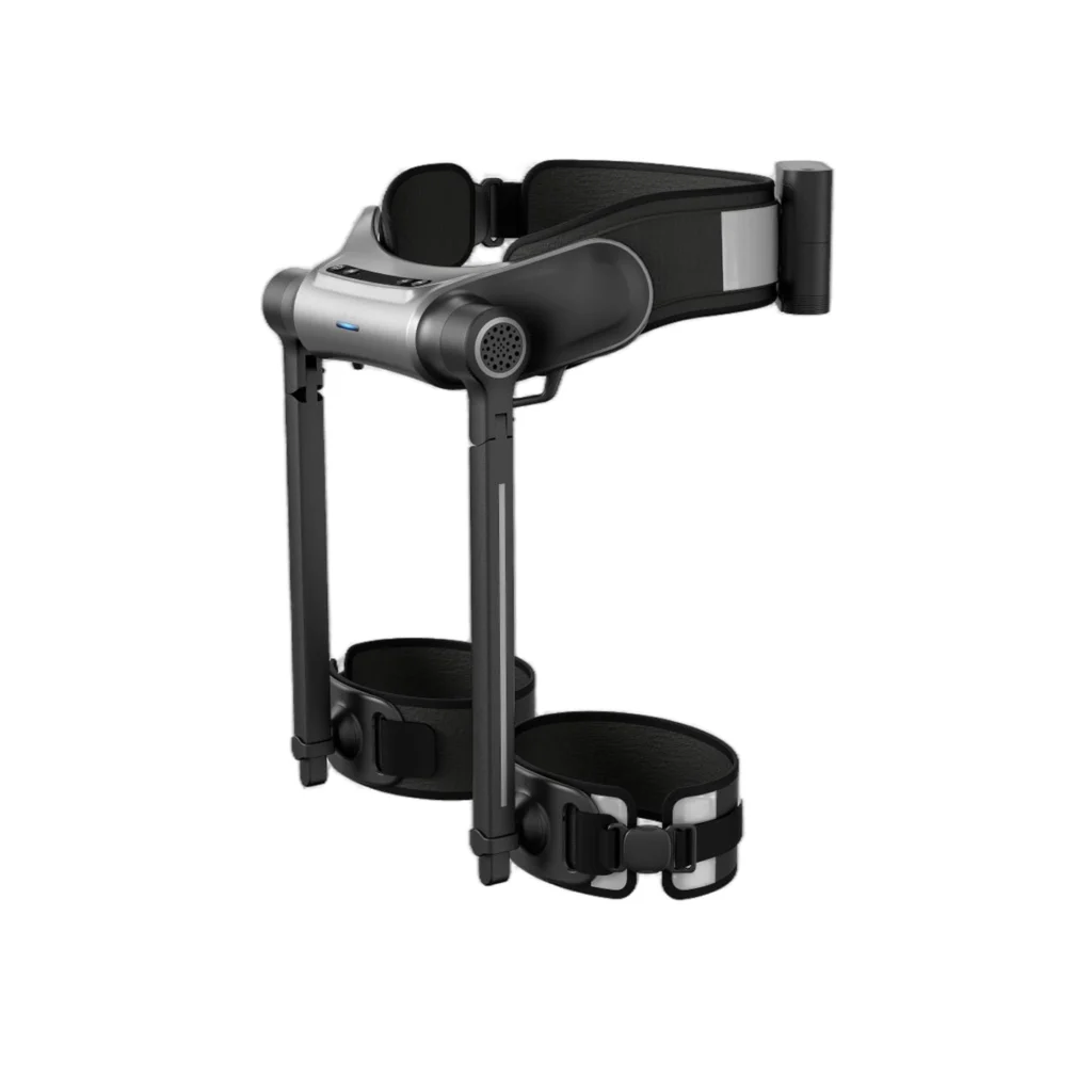 Black AI walking assist exoskeleton product view