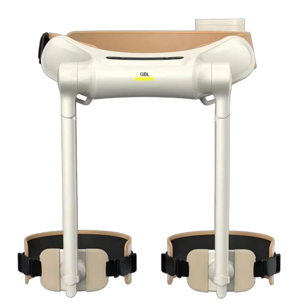 Black AI walking assist exoskeleton product view